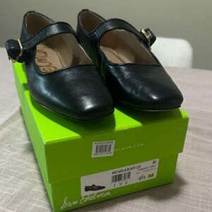 Sam Edelman Black Leather Flats